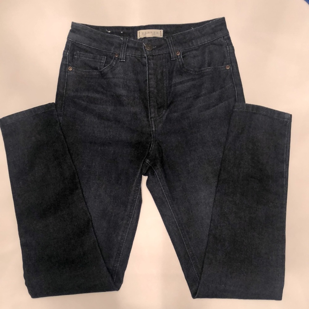 Harper high rise skinny jeans.